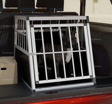 Dog Crate 620 - Aluminium Frame, Angled Sides Dog Crate 620 - Aluminium Frame, Angled Sides
