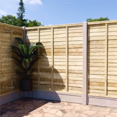 Fence Panel 801 - Rustic Waney Edge, Extra Framing Fence Panel 801 - Rustic Waney Edge, Extra Framing