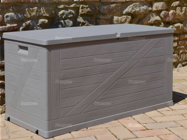 Plastic Storage Box 385 - High Density Polypropylene, Wood Style Plastic Storage Box 385 - High Density Polypropylene, Wood Style